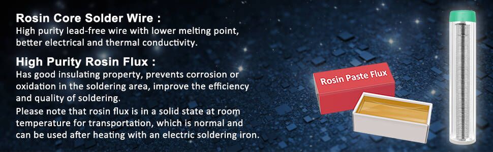 Soldering Iron Kit and High Purity Rosin Flux