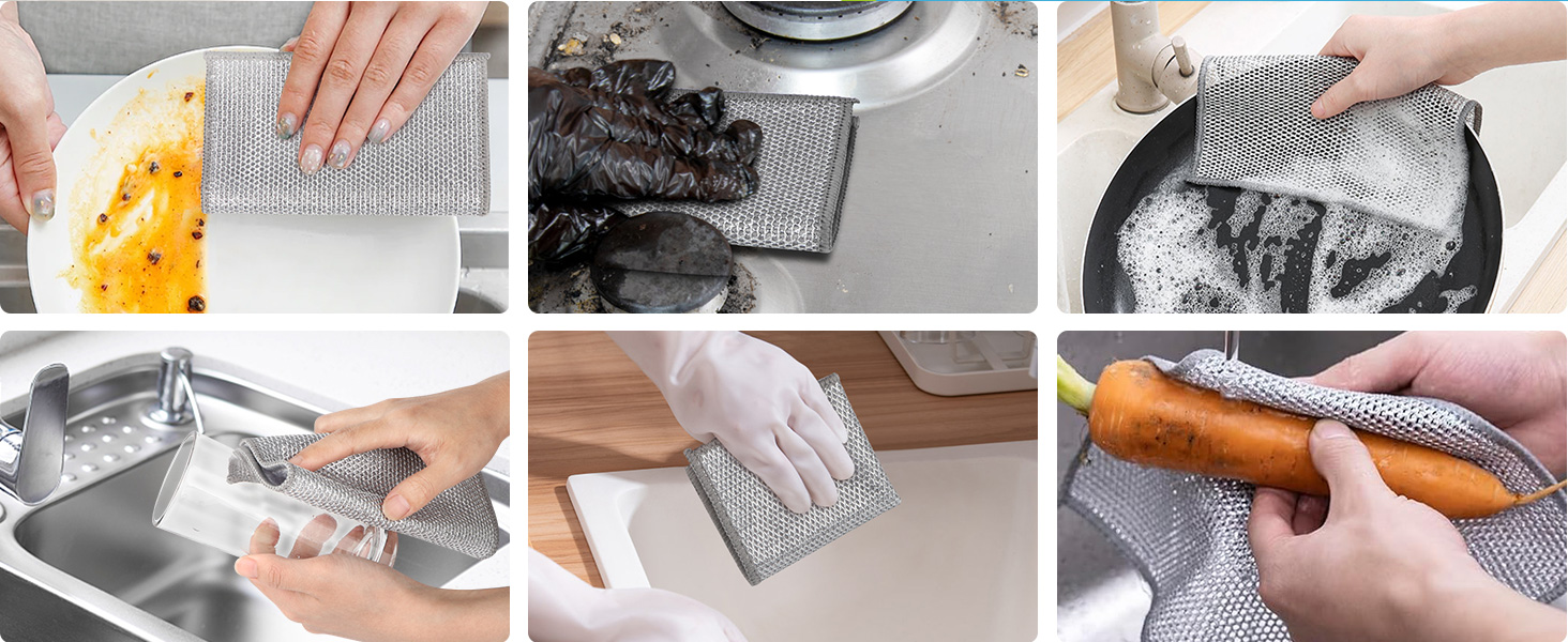 multipurpose dishwashing rags