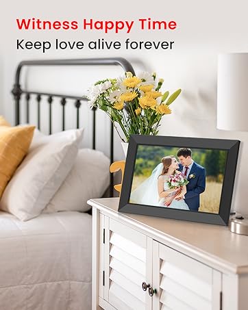 digital picture frame frameo photo frameo wifi 10.1 inch smart electronic send phone video app