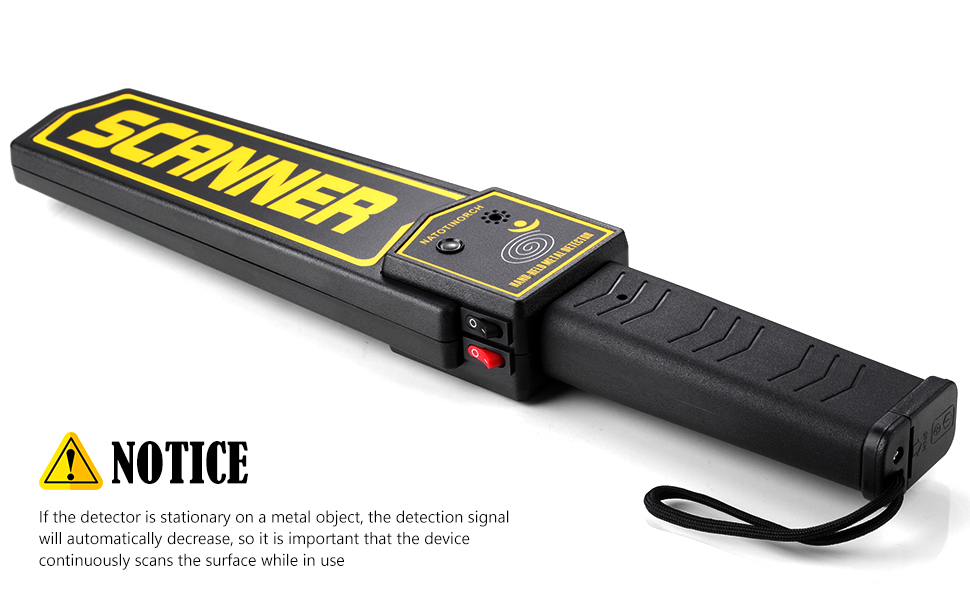 Hand metal detector