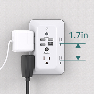 Wide Spaced Outlets- 1.7in
