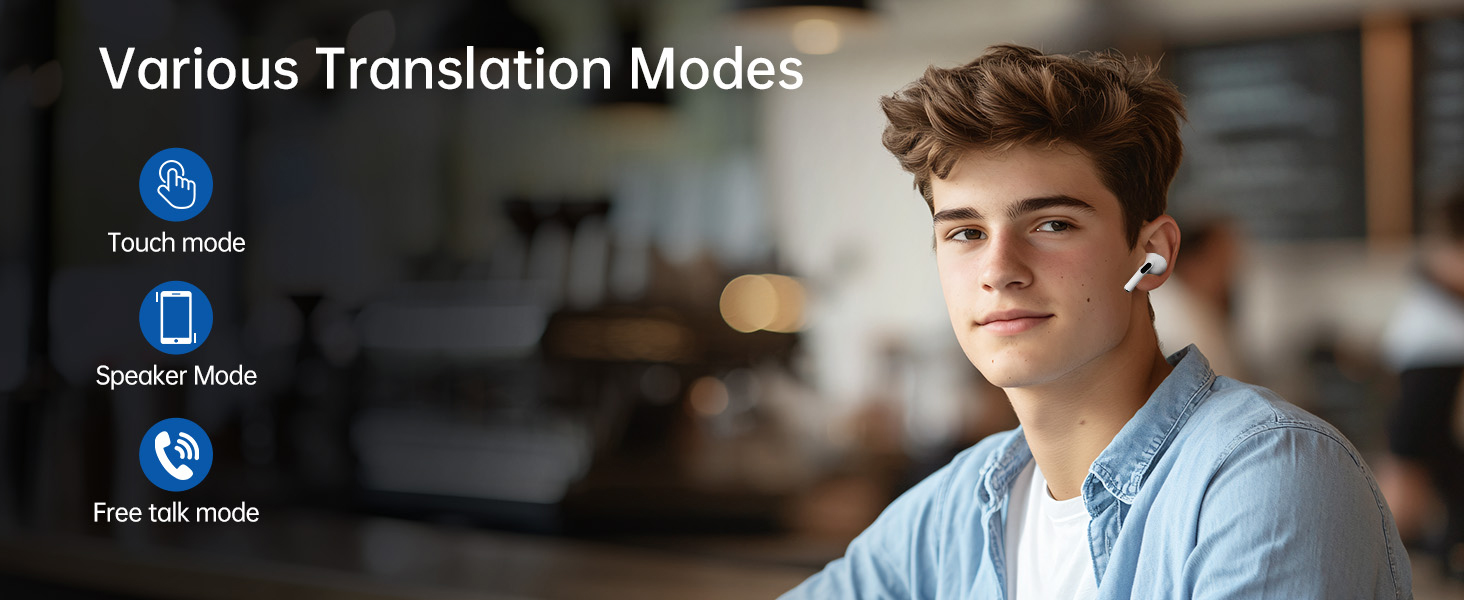 AI Language Translator Earbuds