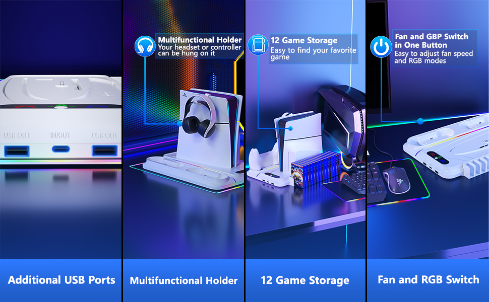 PS5 cooling station