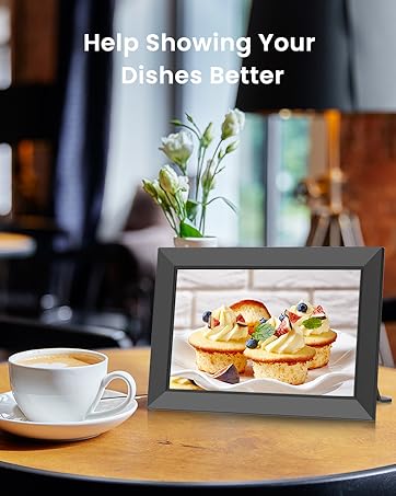 digital picture frame frameo photo frameo wifi 10.1 inch smart electronic send phone video app   