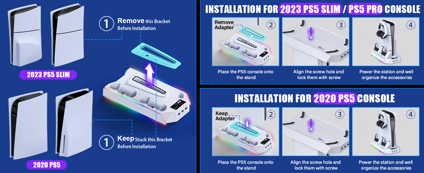 ps5 slim cooling station