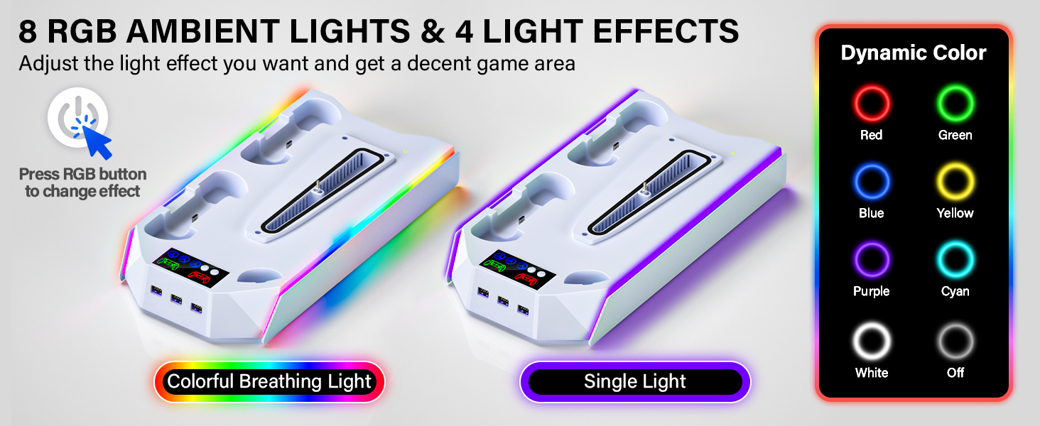 ps5 cooling station with RGB