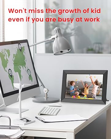 digital picture frame frameo photo frameo wifi 10.1 inch smart electronic send phone video app