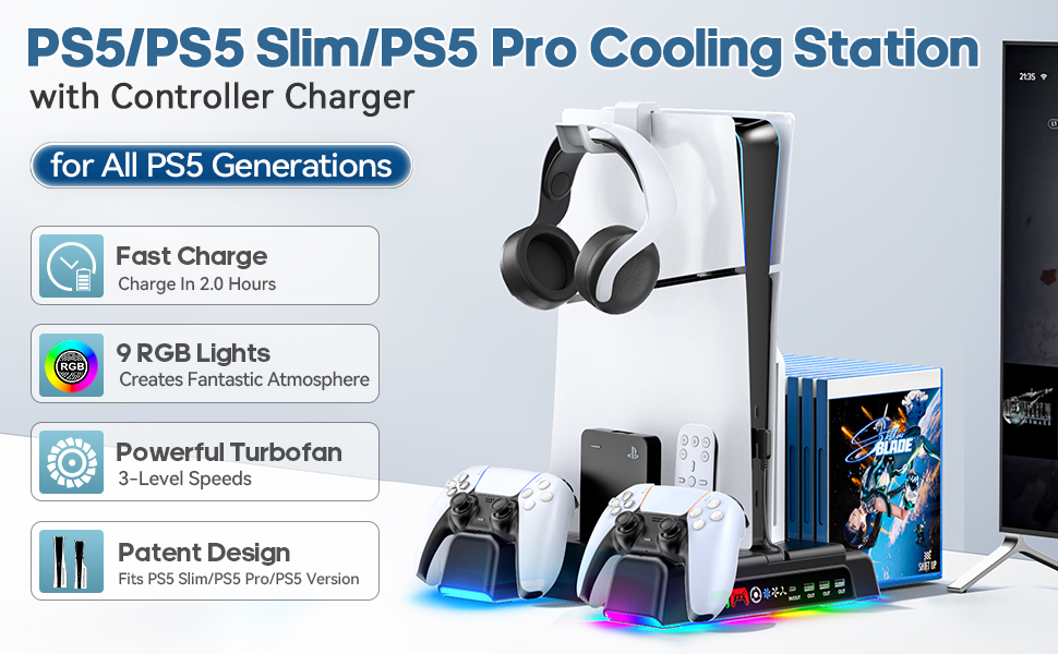 ps5 cooling stand