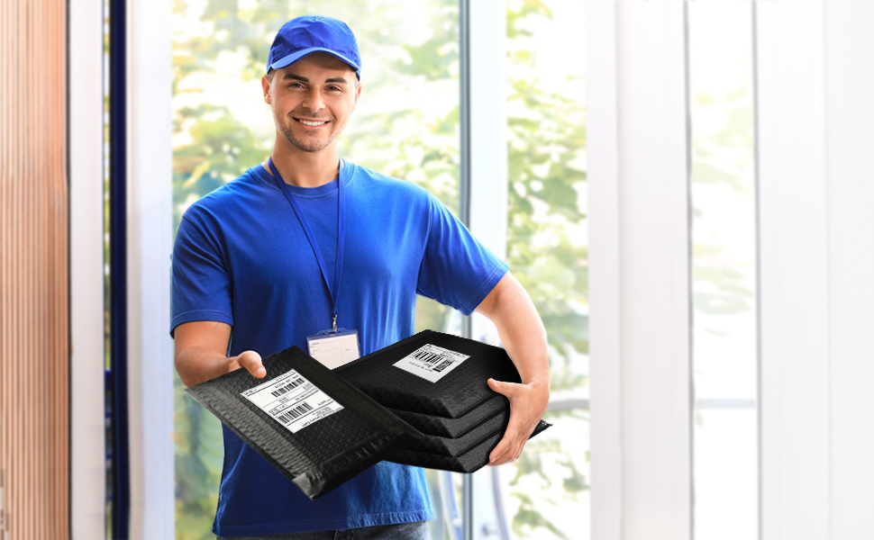 4x8 Inch 6x10 Black Bubble Mailers 40 Pack 80 Pack Envelope Mailers black mailers 