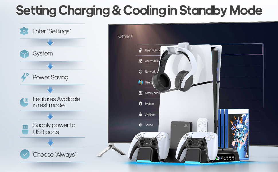 ps5 cooling stand