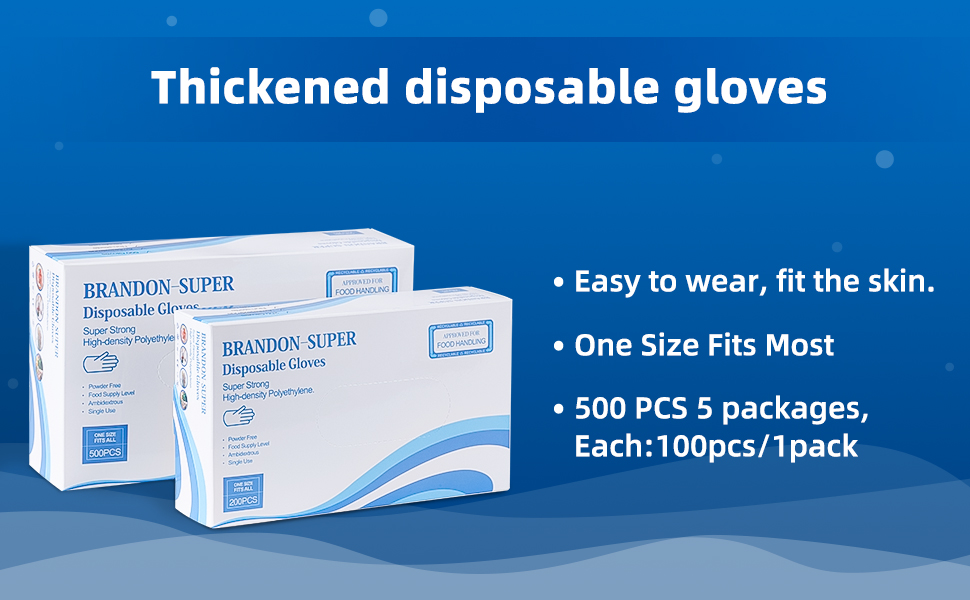 Disposable Food Prep Gloves