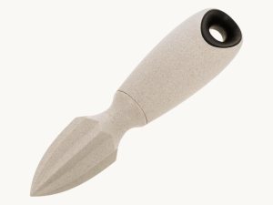 wheat straw citrus reamer juicer product image on cream background
