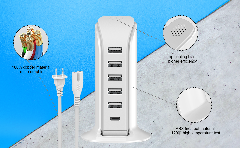 usb charger station